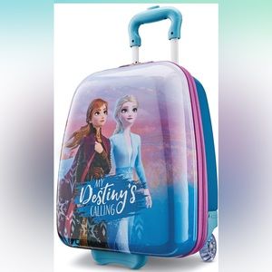 American Tourister Kids' Disney Hardside Upright Luggage, Frozen Destiny,